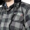71ZHwoqZ6fL._AC_.jpg Jaqueta Motociclista Gp Tech Moto Custom Motoqueiro Xadrez Casual Classic Com Proteções e Capuz Retro