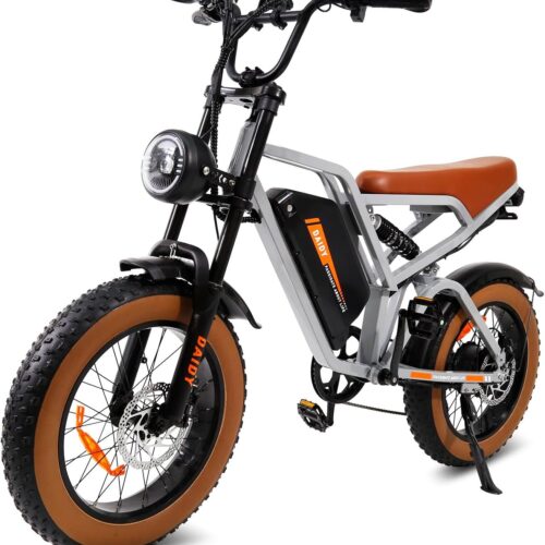 BEMMY Bicicleta Elétrica para Adultos 500W (Pico de 1000W), Pneu Largo de 20x4”, Bicicleta Elétrica de Motocicleta de 7 Velocidades, Bateria de 48V 15AH. A única Loja Autorizada "Bemmy-BR"