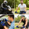 71hco7niEhL._AC_SL1024_.jpg Luva Motociclista Ciclista Meio Dedo Respirável com Proteção nas Juntas – Touchscreen, Antiderrapante, Alta Ventilação