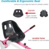 71hdDETTPL._AC_SL1500_.jpg Correias de fixação de assento Hoverboard não necessárias, acessório de kart para prancha flutuante com mecanismo de trava, carrinho de flutuação de 120 kg 66 a 87,6 cm ajustável, assento maior e mais resistente, serve para hoverboard de 16,5 cm, 21,5 cm, 25,4 cm