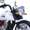 71iQ2qryQIL._AC_SL1500_.jpg Bang Toys - Moto Elétrica Infantil Ruby Runner 12V - com Rodas de Treinamento, Luzes de LED, Sons e Entrada USB/MP3 - Suporta até 30kg - Cor Branco