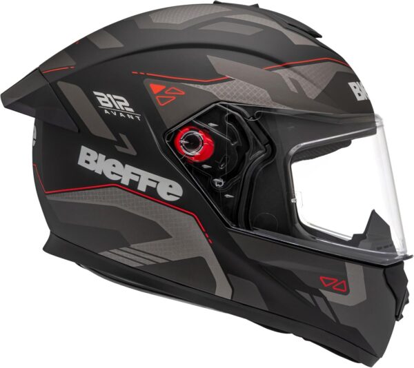 71lKOZVOOVL._AC_SL1500_.jpg Capacete Masculino Bieffe B12 Avant Preto Moto Aerofolio