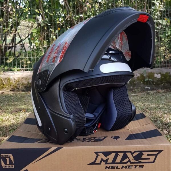 71twffA9CKL._AC_SL1200_.jpg Capacete de Moto Mixs MX Gladiator Articulado Escamoteável Robocop