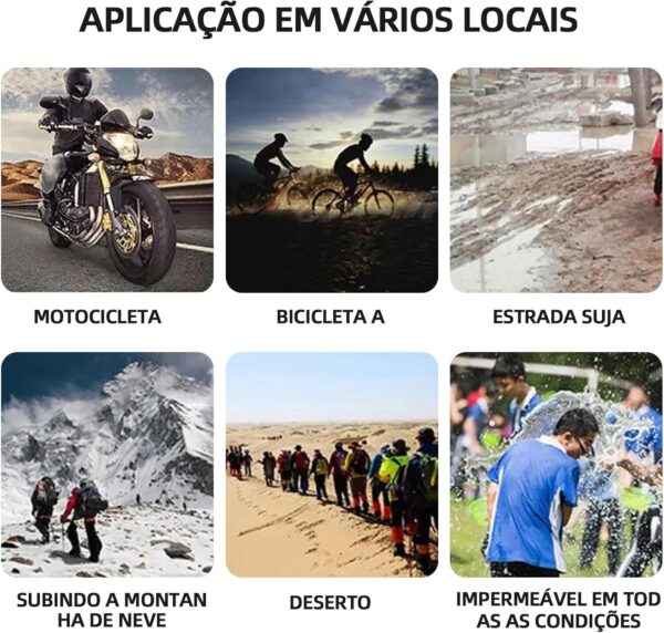 71v8Uoo2idL._AC_SL1500_.jpg Botas de Chuva Bota Polaina Para Chuva Capa Chuva para Sapato Bota de Chuva Motoqueiro Adulto Unissex Impermeável Para Motociclista-FBA