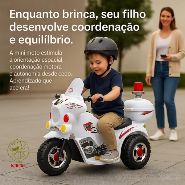 71ypmkgDqRL._AC_SL1200_.jpg Moto Elétrica Infantil 6V Kidino com Baú – Mini Motinha Elétrica para Menina e Menino | Moto Infantil Brinquedo Luz e Multimídia