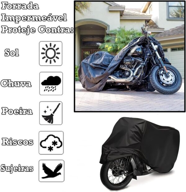 Capa de Cobrir Moto em Couro Protetora Impermeável Anti-uv (SCOOTER ELÉTRICA)