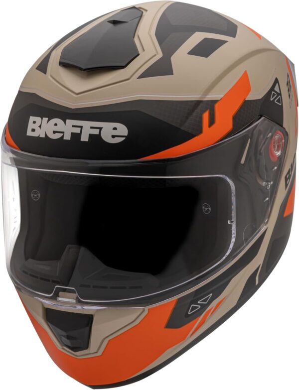 Capacete Bieffe B12 Avant Esportivo Areia Moto Aerofolio