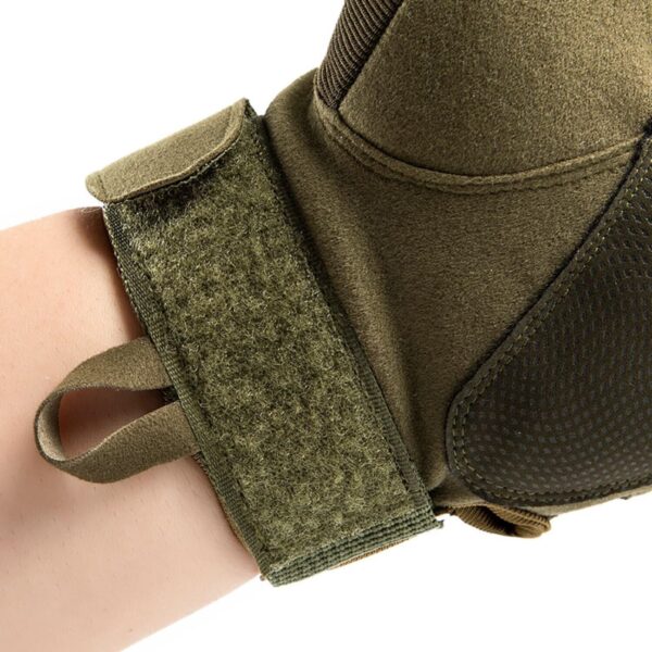 Luva Tática Airsoft, Paintball, Segurança, Policial, Militar, Motoqueiro, Ciclismo, Pesca, Direção, Proteção das Mãos, Antiderrapante, Unissex Ajustável, Uso Diário com Touchscreen