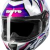 813xy1KCU4L._AC_SL1500_.jpg Capacete Bieffe B12 Kf Branco + Viseira Espelhada Aerofolio