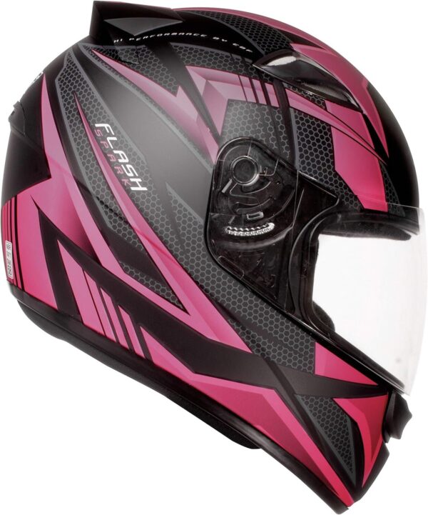 81AkSVN9xHL._AC_SL1500_.jpg Capacete Ebf New Spark Flash 58/Preto Fosco/Rosa