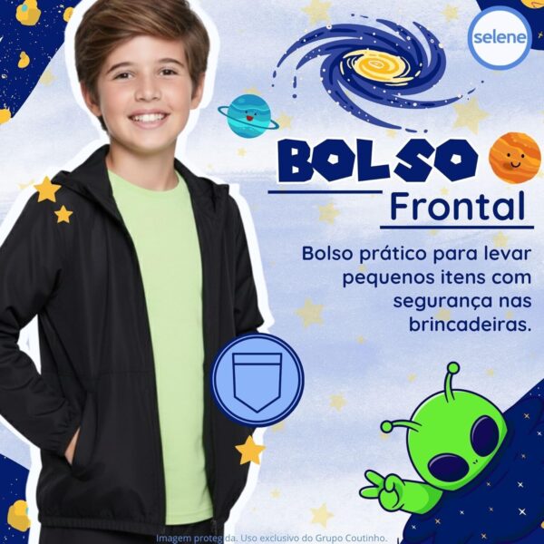 81DtzdoRe1L._AC_SL1500_.jpg Jaqueta INFANTIL Corta Vento Com Capuz e Bolso Sport Meninos Selene