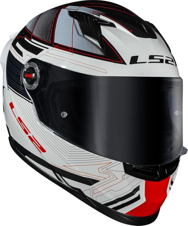 81O3xFS3bXL._AC_SL1500_.jpg Capacete Masculino Ls2 Ff358 S Digital Preto Spoiler Moto