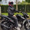 Capa de Chuva Motoqueiro GP Tech Supreme Nylon Leve Resistente Impermeável M