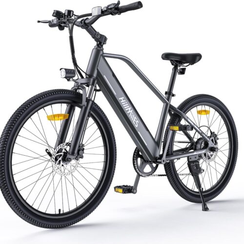 MileTrail1 26" - Bicicleta elétrica para adultos com sensor de torque e freios hidráulicos, alcance de 100 km, bateria removível de 36V 13Ah, velocidade de 25 km por hora
