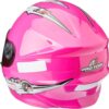 81u-yb4-DdL._AC_SL1500_.jpg CAPACETE FECHADO PRO TORK LIBERTY FOR KIDS SOLID ROSA TAM. 54 VIS. FUMÊ