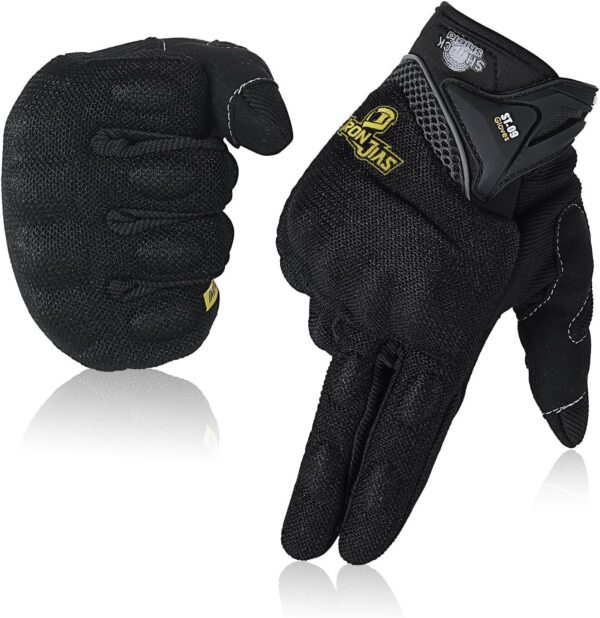 81uNdgaeEaL._AC_SL1500_.jpg BORLENI Luvas de motociclismo, tela sensível ao toque, luvas de dedo inteiro, motocross, corrida, bicicleta, esportes ao ar livre para mulheres e homens