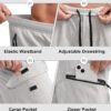 91vLUM5I3L._AC_SL1500_.jpg Bikewa Shorts masculinos de mountain bike acolchoados 3D folgados para ciclismo, ciclismo, motociclista, bolsos com zíper