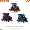 1767401217_61XCvambWhL._AC_SL1200_.jpg Patins Roller Inline 4 Rodas Ajustável Adulto Rodinha com Led