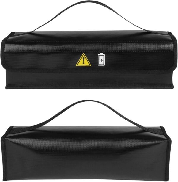 Tachiuwa Bolsa para bateria de bicicleta elétrica com alça à prova de fogo Lipo Safe Tote Bag Protector