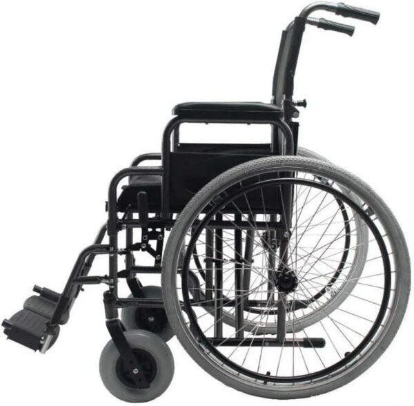 1767579098_61peZtG0hpL._AC_SL1000_.jpg Cadeira de Rodas Aço Dobrável até 120 Kg D400 Dellamed - Tamanho 46