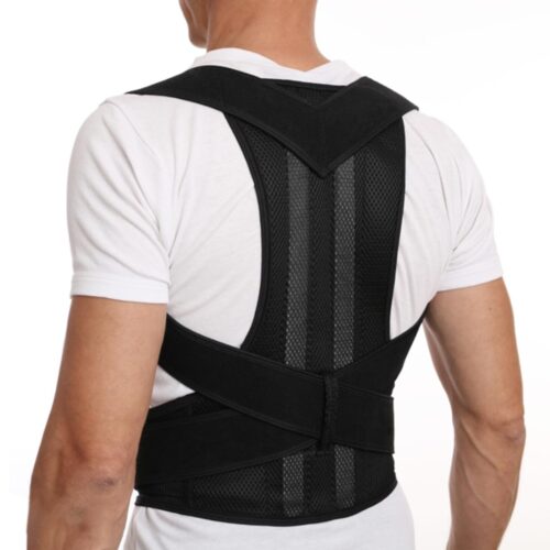 Colete Postural Corretor Lombar Indireita Costas Modelador Cinta Melhoras Modelador Tamanhos Estabilizador Ajustável Dor Nas Costas Unisex Conforto Homens Mulheres Coluna Ortópedico Premium PivaStore (M)