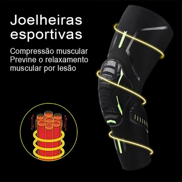 Joelheiras Esportivas Resistentes A Impactos, Joelheiras De Compressão Elástica Neutra Para Vôlei, Skate, Handebol, Compressão Elástica De Qualidade Refinada, Joelheiras Macias E Respiráveis