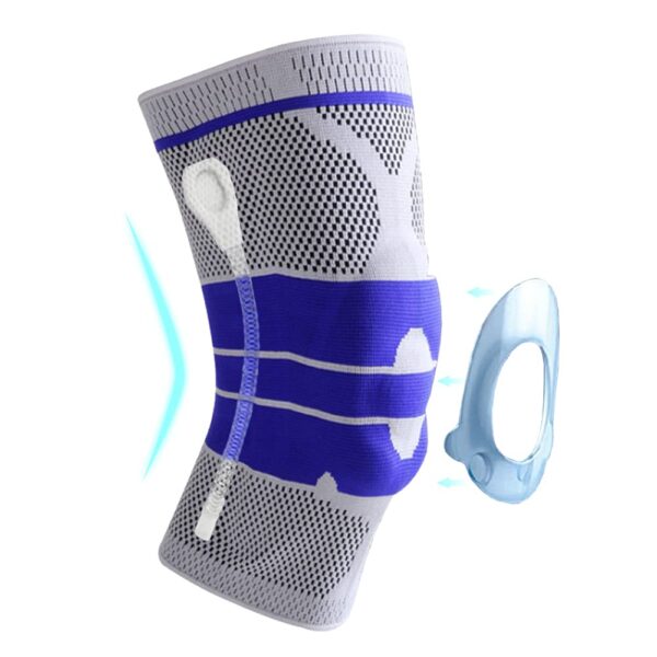 1767986768_51nB63nERlS._SL1000_.jpg Tomshin Joelheiras de compressão Protetor de Joelho com Gel de Silicone e Spring Fitness Protetor de Joelho Respirável Macio Joelheira Joelheira Suporte de Joelho para Voleibol Futebol Dança Ioga Tênis Corrida Ciclismo