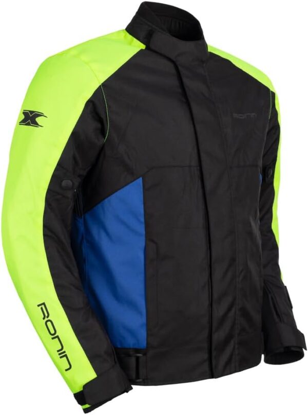 Jaqueta Texx Ronin V2 Masc Pret Verd Azu M