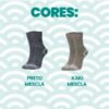 Meia Selene Trilha Caminhada Atoalhada Trekking Coolmax Bota Coturno