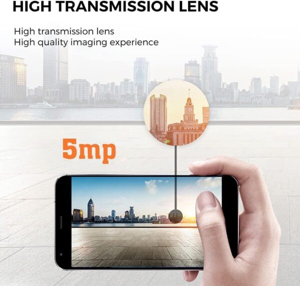 KIT 3 Câmeras de Segurança Domo WiFi PTZ externa, Câmera IP sem fio com visão de 360°, Visão noturna colorida, Áudio bidirecional, Detecção de movimento, Alerta de atividade - BELLA NET
