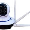 Imports Camera Robo 3 Antenas Ip Wifi 360° 720p Sistema Yoosee/Yyp2p Câmera IP Sem Fio Wifi Hd 3 Antenas Sensor Noturna
