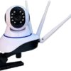 Imports Camera Robo 3 Antenas Ip Wifi 360° 720p Sistema Yoosee/Yyp2p Câmera IP Sem Fio Wifi Hd 3 Antenas Sensor Noturna