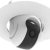 Suporte de Embutir para Teto – Compatível com Câmera Intelbras IME 360 – Giro 360° – Branco