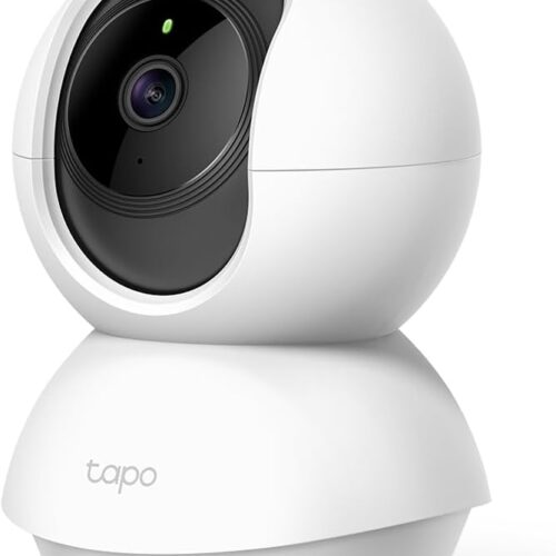 418HcTDWjL._AC_SL1000_.jpg Camera de Segurança Wi-Fi 360º, 1080p Full HD TP-Link Tapo TC70, Visão Noturna, Audio de duas vias, Detecção de Movimentos, Trabalha com Alexa, 512G de Armazenamento Local, Armazenamento na Nuvem