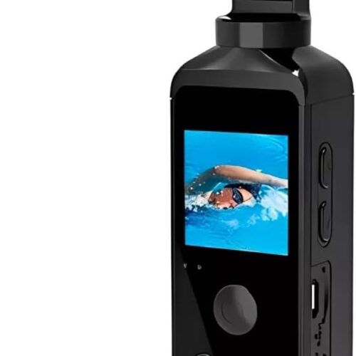 41FqSDdl2SL._AC_SL1093_.jpg Câmera de ação HD 4K de bolso 270 ° Mini câmera esportiva wi-fi rotativa com estojo à prova d'água para capacete, gravador de motorista de bicicleta de viagem