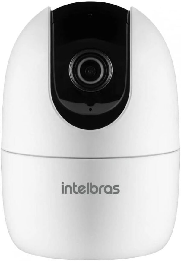 Câmera de Vídeo Inteligente Wi-Fi iM4 C Branco Intelbras + MicroSD 32GB