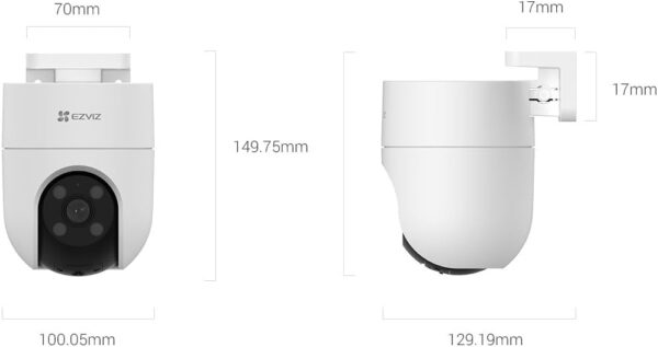 41Kvb2wEhsL._AC_SL1200_.jpg CÂMERA DE SEGURANÇA WIFI EXTERNA 2MP 1080P BRANCA – CS-H8C