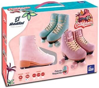 PATINS 04 RODAS CALIFÓRNIA (AZUL)