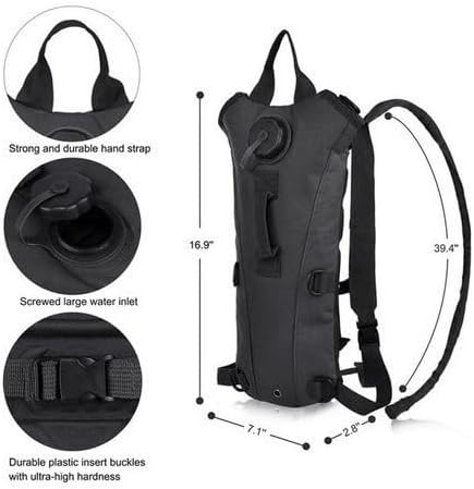 41OIwMcDXkL._AC_.jpg Mochila Tática Com Refil Hidratação 3 Litros Bike Corrida