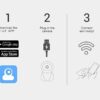KIT 2 Câmeras de Segurança 2022 Espiã WiFi, 1080P Base E27 com Visão Noturna Infravermelha intercomunicador bidirecional, Câmera Vigilância com Função de Rastreamento Automático - BELLA NET