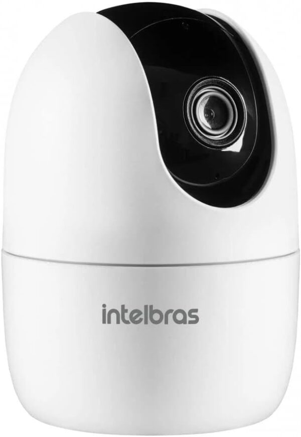 Câmera de Vídeo Inteligente Wi-Fi iM4 C Branco Intelbras + MicroSD 32GB