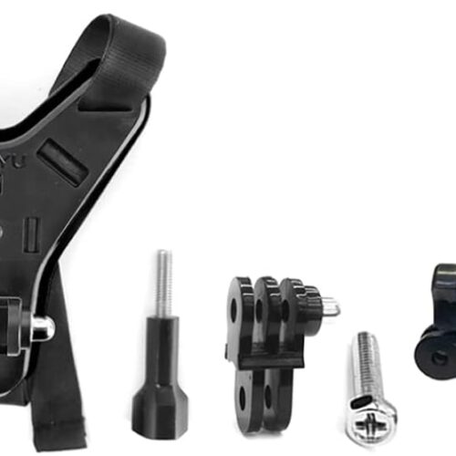 41kUe0BJ3fS._AC_SL1024_.jpg SANGHAI Suporte de suporte de capacete de motor Queixo Suportes para telefone móvel para motocicleta Mountain Dog Action Camera Recorder Ride Mount Stand Holder Black