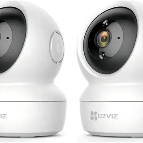 Kit 2 Cameras de Seguranca Wi-Fi C6N 1080p Full HD com Rotacao Pan-Tilt 360 Visao Noturna e Deteccao de Movimento