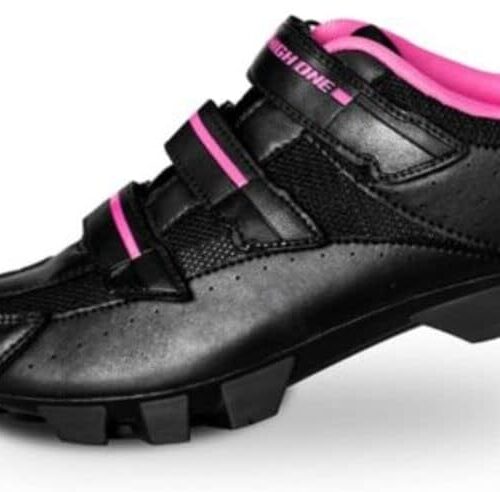 41nhFw-7pmL._AC_SL1000_.jpg Sapatilha Ciclismo HIGH ONE MTB Cobok PRETO/ROSA