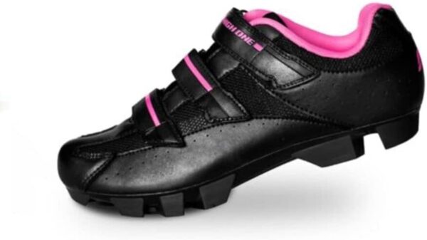 41nhFw-7pmL._AC_SL1000_.jpg Sapatilha Ciclismo HIGH ONE MTB Cobok PRETO/ROSA
