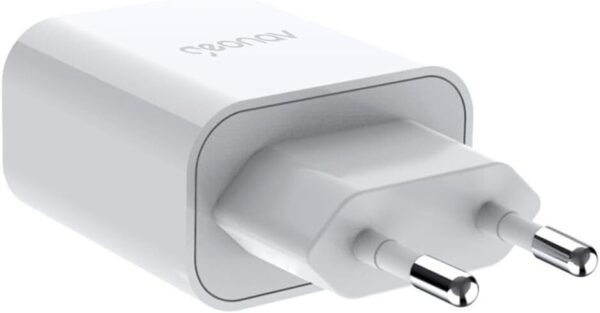 41pBcIE8J2L._AC_SL1000_.jpg Geonav Carregador Universal Ultra Rápido Duo, 1 X USB-C Power Delivery 20W, 1 X USB Quick Charge 18W, CH20PDQC, Branco