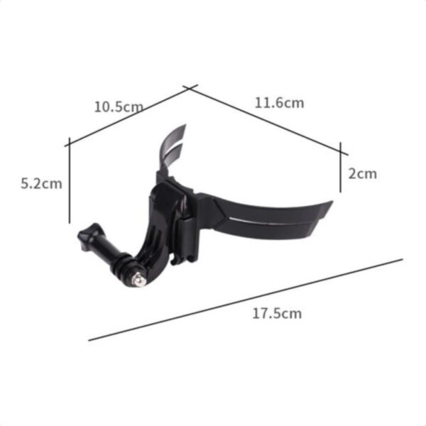 41ucRWPuQ2L._AC_SL1200_.jpg Suporte para capacete com fixação no queixo para câmera de ação compatível com GoPro DJI Insta360 e outras action cams ideal para moto bike e esportes radicais!
