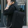 41vAhCdgxYL._AC_.jpg Mochila Executiva Masculina para Notebook 15.6” com Saída USB, Zíper Impermeável e Design Slim Ergonômico – Mochila de Trabalho, Viagem e Estudos