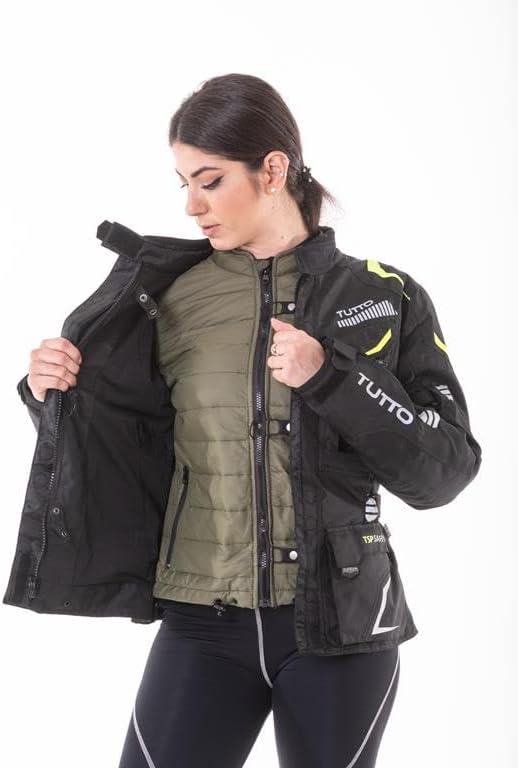 Jaqueta Feminina Tutto Moto Everest II Verde (BR, Alfa, XG, Regular, Regular, Vede)