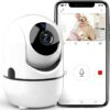 Babá Eletrônica Câmera Wi-Fi de Segurança IP Full HD 1080p – Visão Noturna, Áudio Bidirecional, Monitoramento Remoto via Celular, Rastreio por Movimento, Ideal para Bebê, Pet e Casa